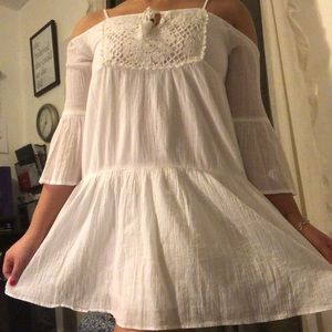 Light white boho dress!